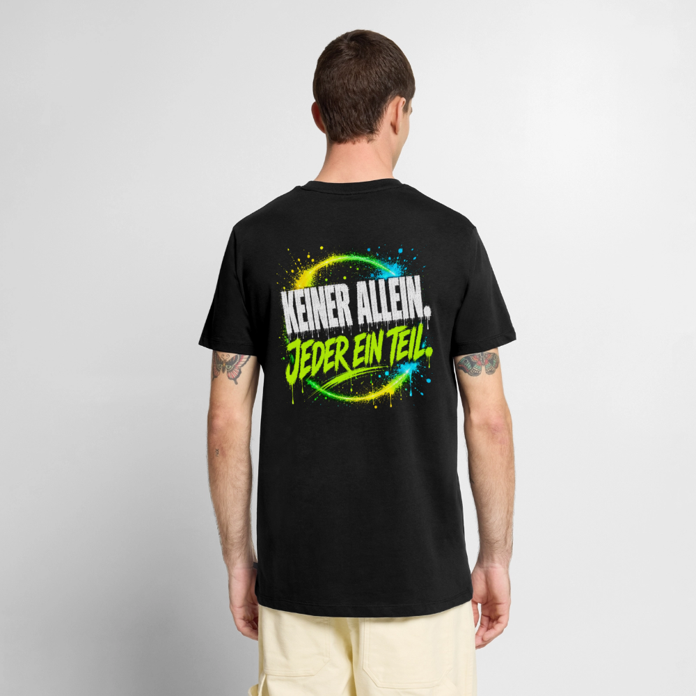 MONSHAKKA "Keiner Allein" Heavy Oversized Tee SKU / Artikelnummer: 01-D - black