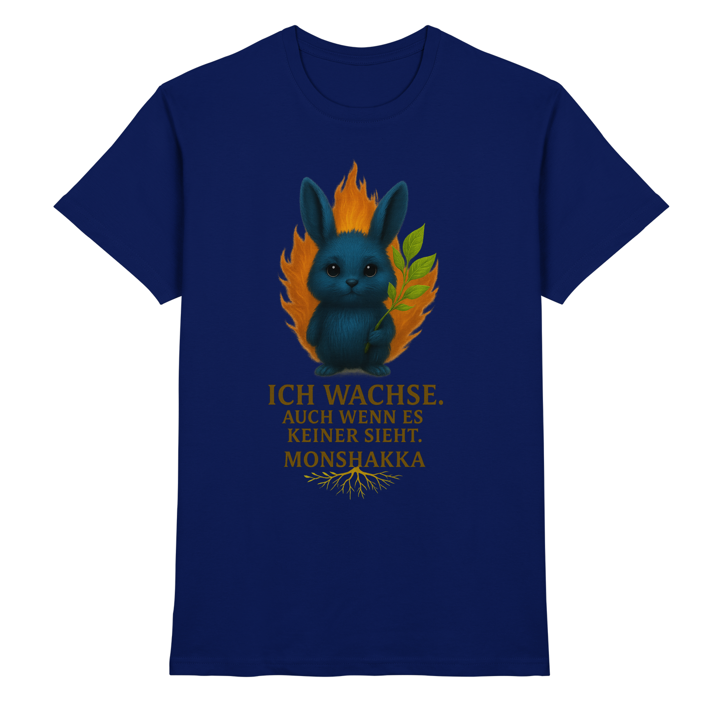 Ich wachse . Auch wenn es keiner sieht MONSHAKKA - Premium Shirt