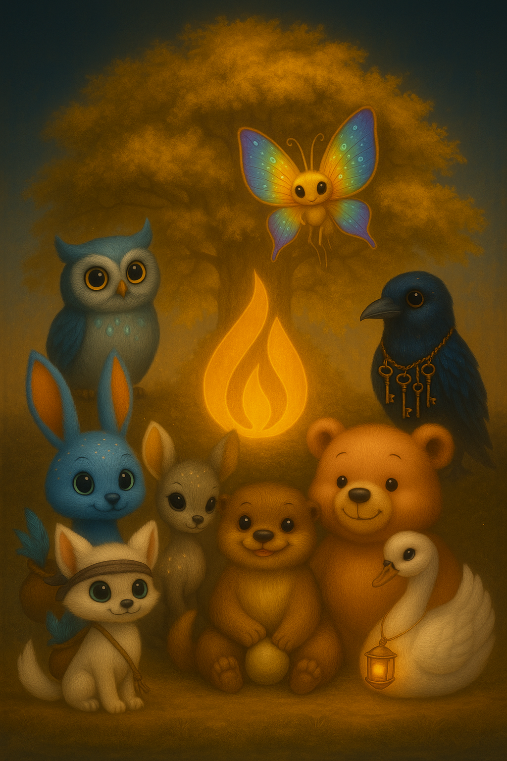 Die Monshakka-Familie – Figuren einer Flamme