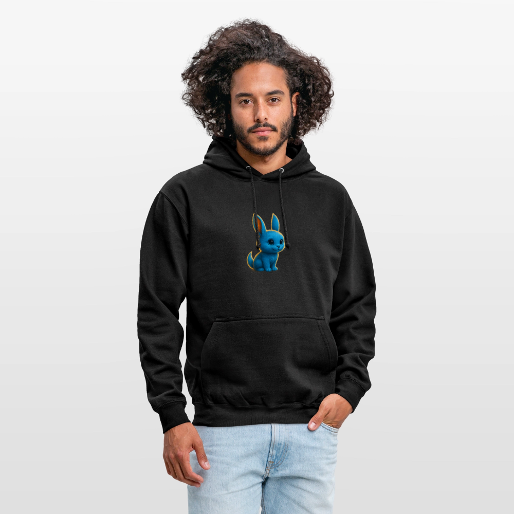 Monshakka Hoodie – Mojo, der Hase der stillen Stärke - black