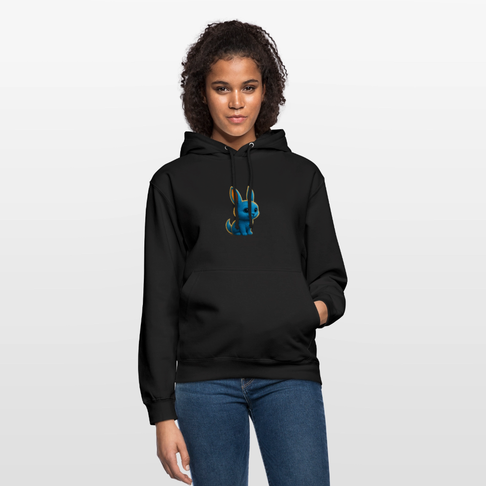 Monshakka Hoodie – Mojo, der Hase der stillen Stärke - black