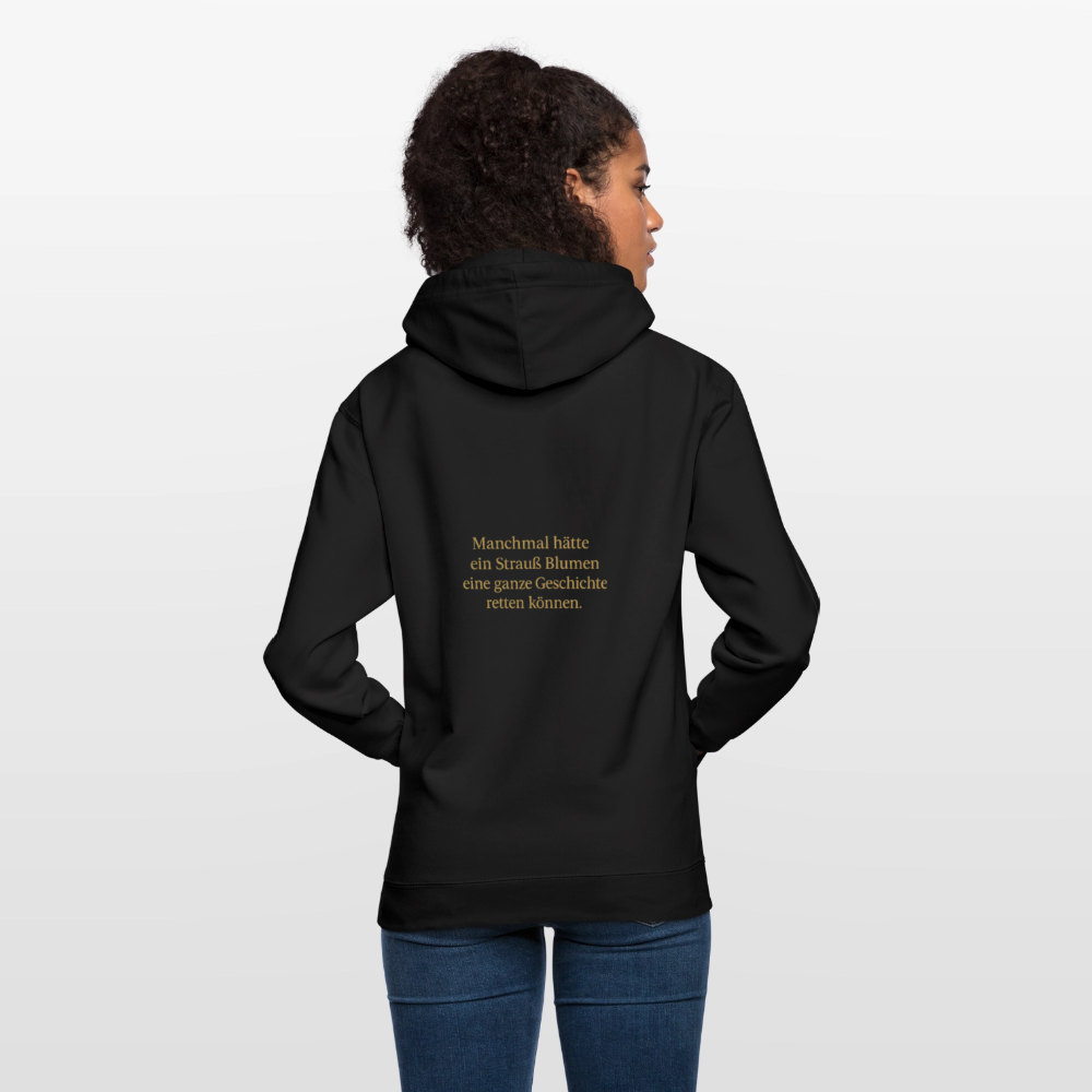 Ein Strauß Blumen - Monshakka Statement Hoodie - black