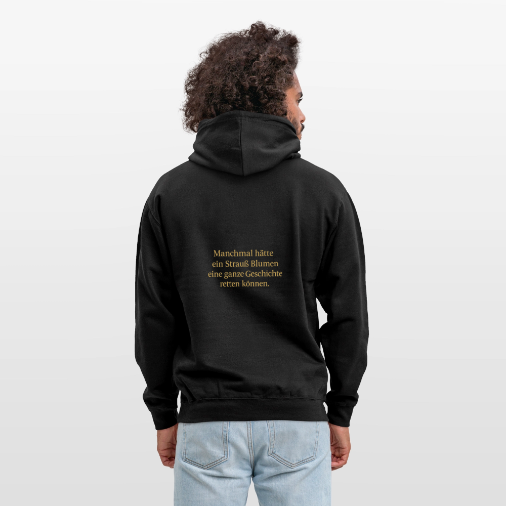 Ein Strauß Blumen - Monshakka Statement Hoodie - black