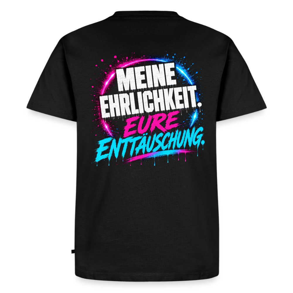 MONSHAKKA "Meine Ehrlichkeit" Heavy Oversized Tee⁠   SKU / Artikelnummer: ⁠01-E⁠ - black