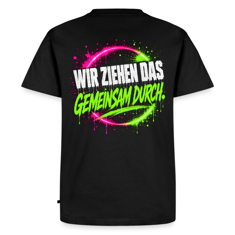 MONSHAKKA "Gemeinsam Durchziehen" Heavy Oversized Tee⁠   SKU / Artikelnummer: ⁠01-G⁠ - black