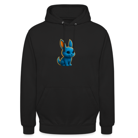 Monshakka Hoodie – Mojo, der Hase der stillen Stärke - black