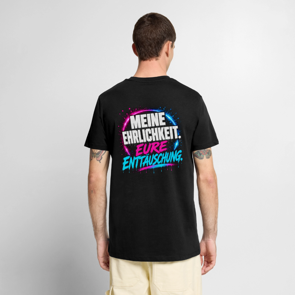 MONSHAKKA "Meine Ehrlichkeit" Heavy Oversized Tee⁠   SKU / Artikelnummer: ⁠01-E⁠ - black