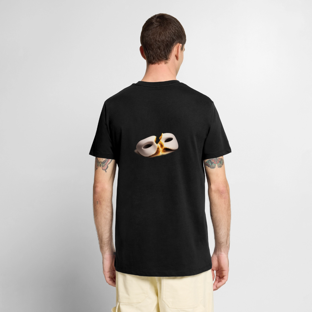 ICH ZEIGE MICH. — The Broken Mask Shirt - black