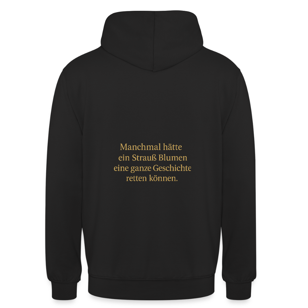 Ein Strauß Blumen - Monshakka Statement Hoodie - black