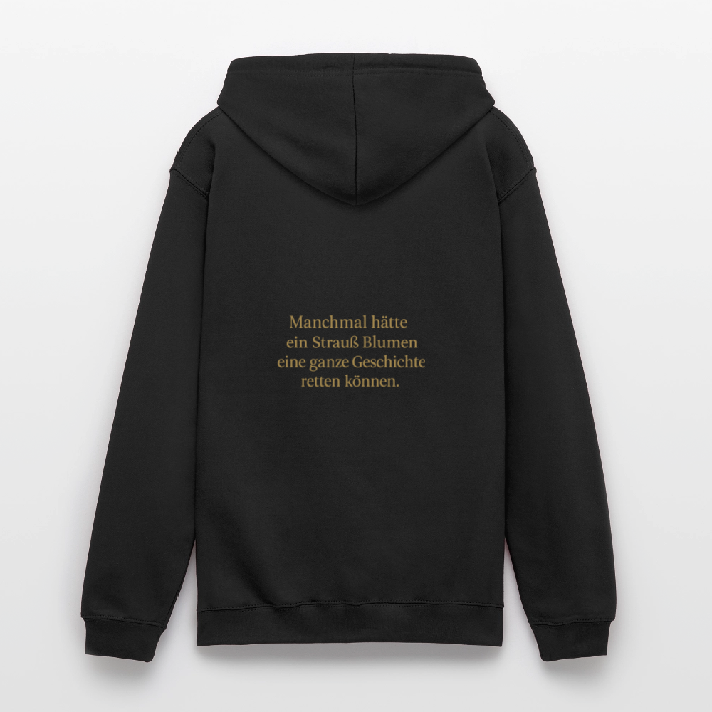 Ein Strauß Blumen - Monshakka Statement Hoodie - black