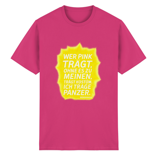 Pink trägt Panzer - Heavy Cotton T-Shirt