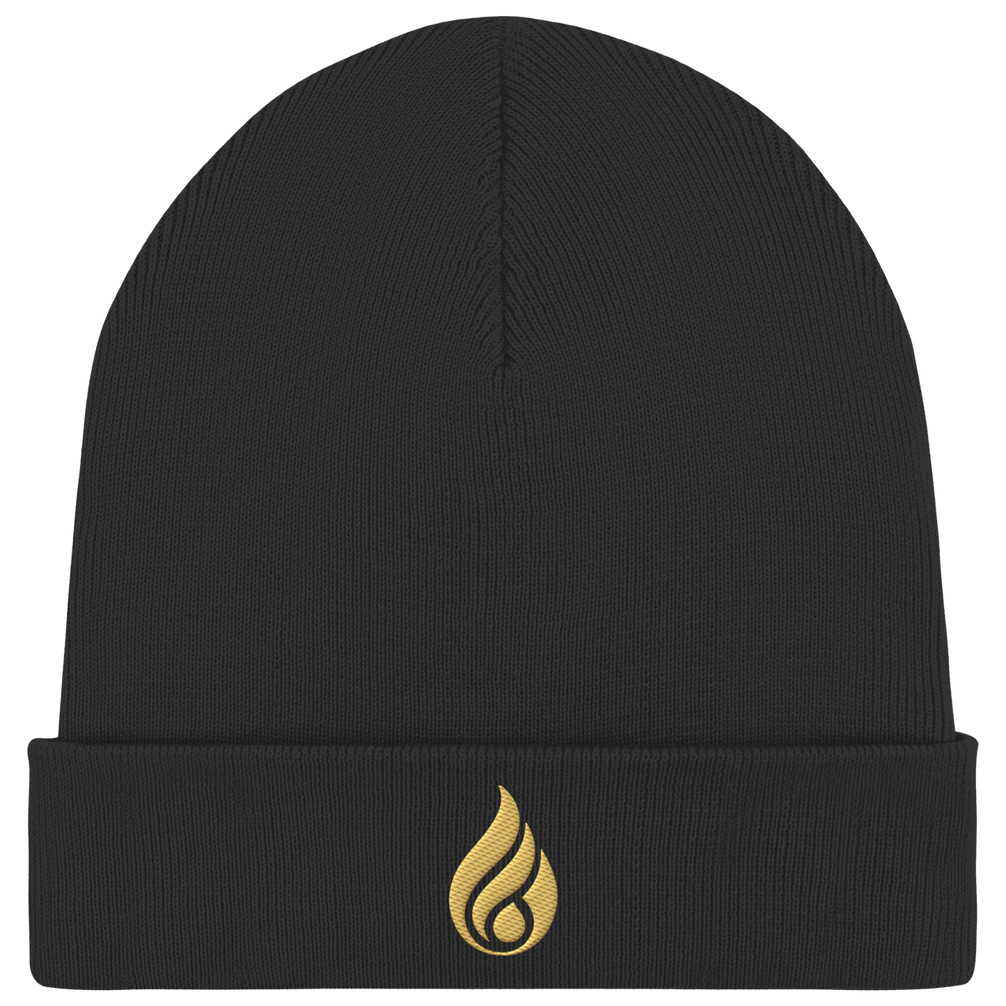 Monshakka Goldene Flame  - Organic Rib Beanie