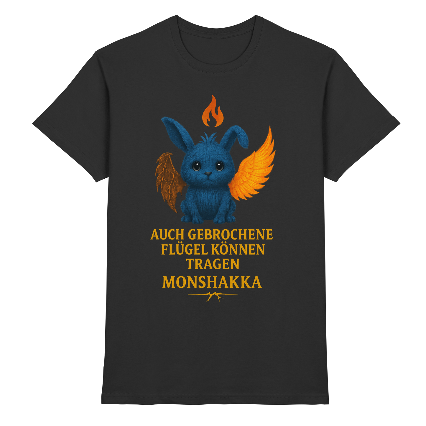 Auch gebrochene Flügel können tragen MONSHAKKA - Premium Shirt
