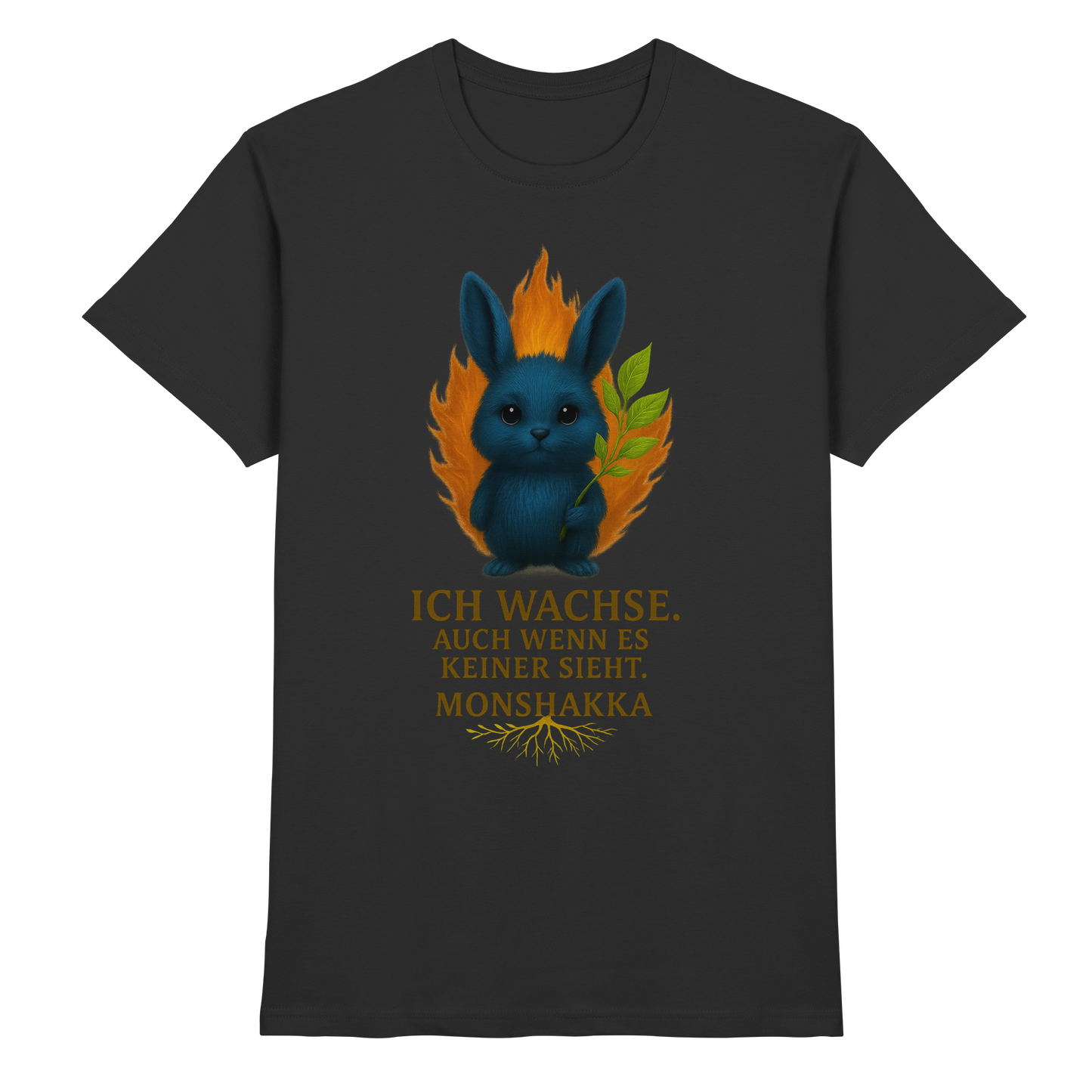 Ich wachse . Auch wenn es keiner sieht MONSHAKKA - Premium Shirt